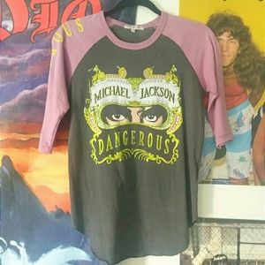 Michael Jackson baseball tee